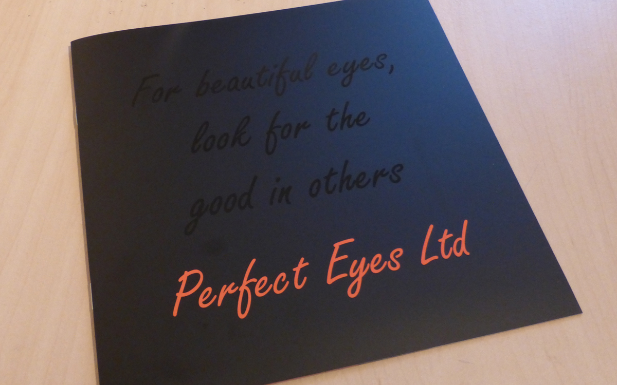 Eye Brochure Design